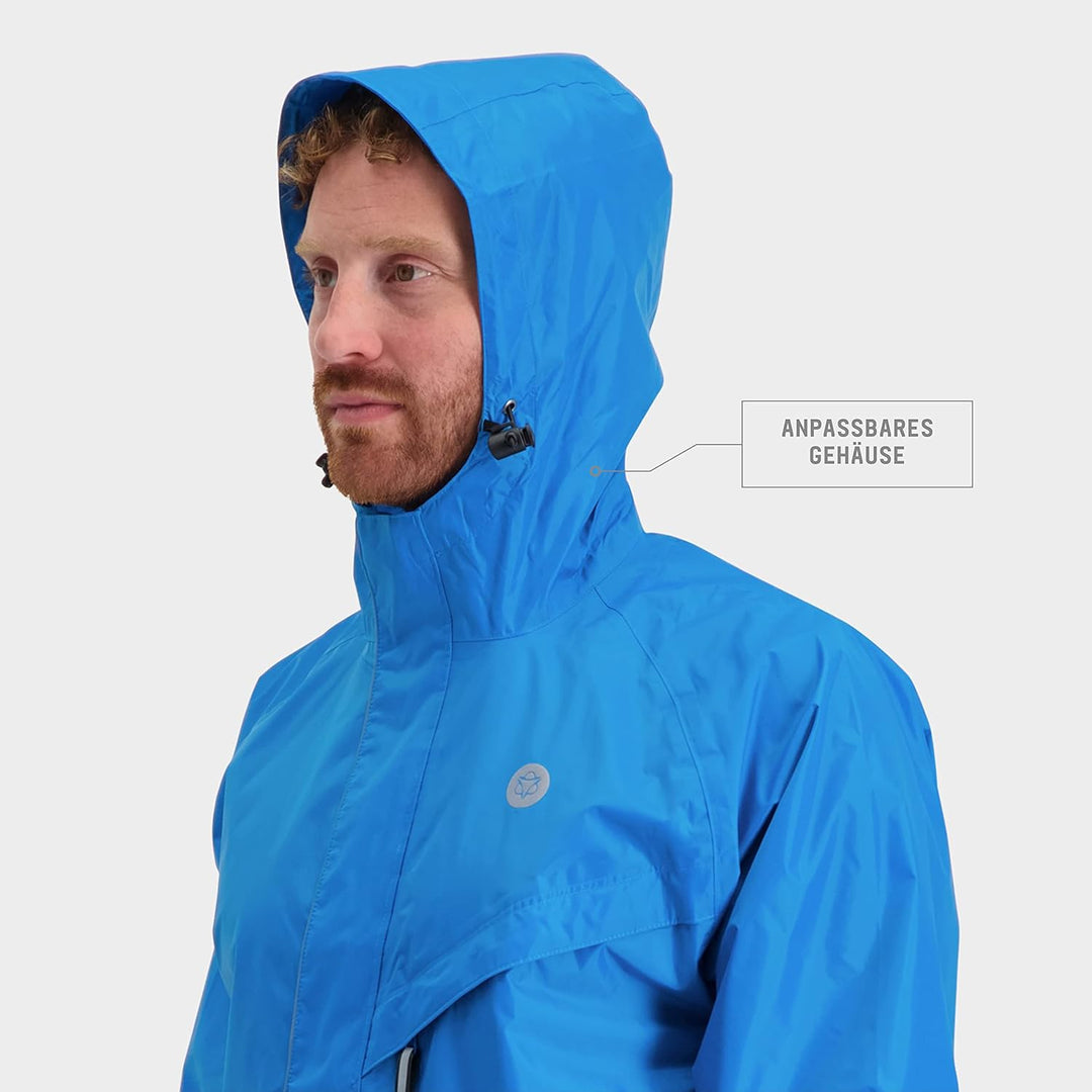 AGU Essential Passat Regenanzug, Regenkleidung Fahrrad Herren &amp; Damen, Wasserdicht &amp; Reflektierend,
