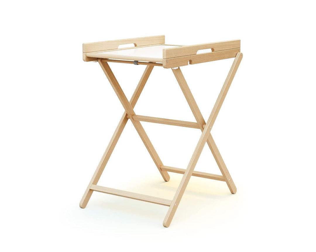 WEBABY - PALA Wickeltisch Lackierte Buche, Offene Masse (L x B x H): 78 x 58 x 90,5 cm, Masse zusamm