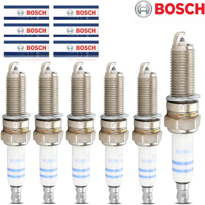 6x Original BOSCH 0242135509 Zündkerzen Kompatibel mit W203 W204 2005-2011 S203 S204 2005-2010 W211