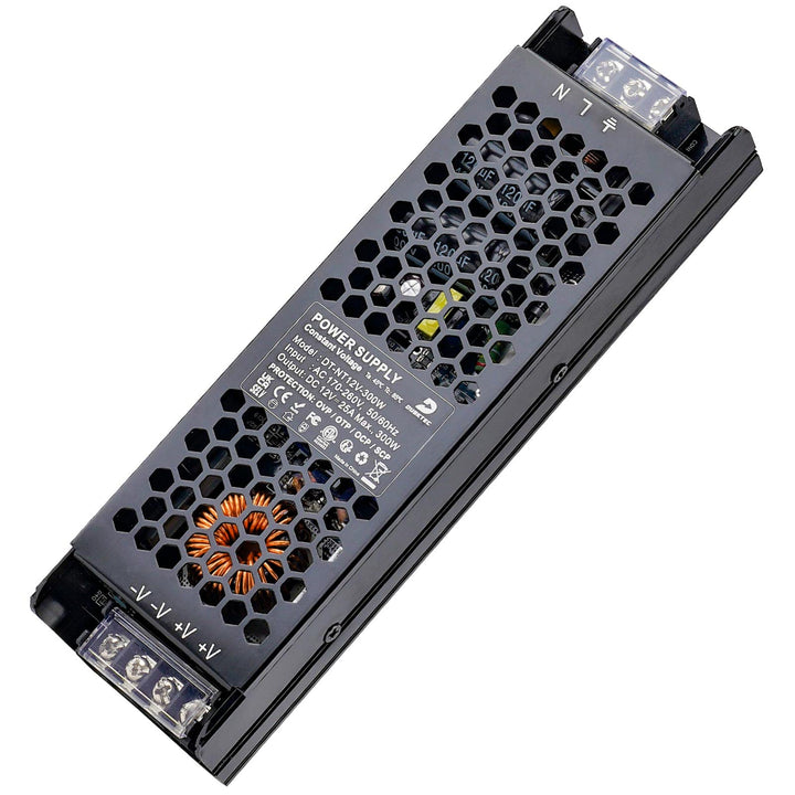 DUSKTEC LED Netzteil 300W 12V LED Trafo 25A, IP20 LED Transformator AC 220/230V auf DC 12 Volt Treib