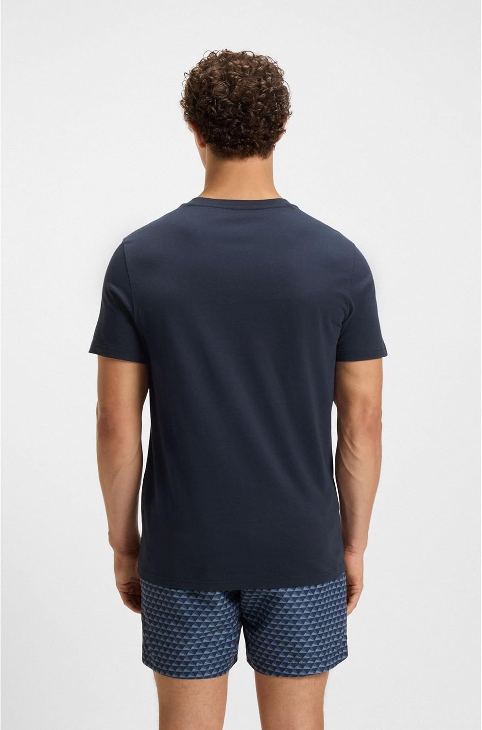 BOSS Herren Rn Beach_T_Shirt XS Blau, XS Blau