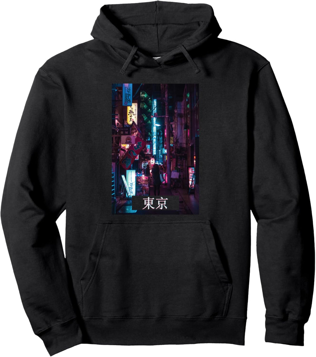 Ästhetischer Vaporwave Japan 80er 90er Meme Tokio Pullover Hoodie