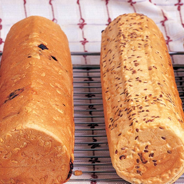 Kastenform mit Deckel, runde Brotform zum Öffnen und Schliessen, Backformen für französisches Brot a