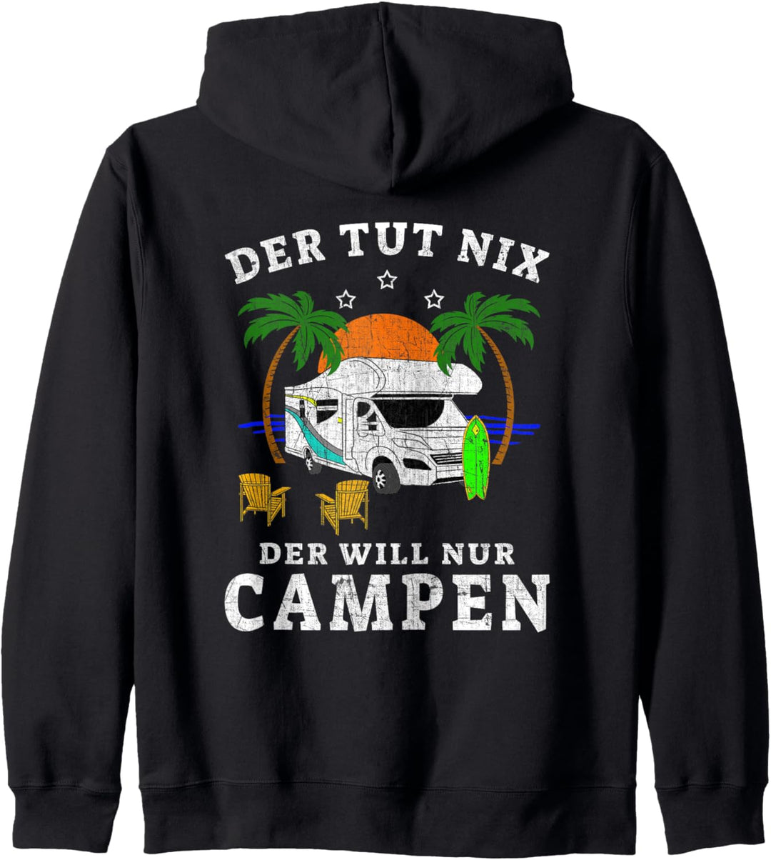 Der tut nix! Der will nur campen - Camping & Camper Kapuzenjacke