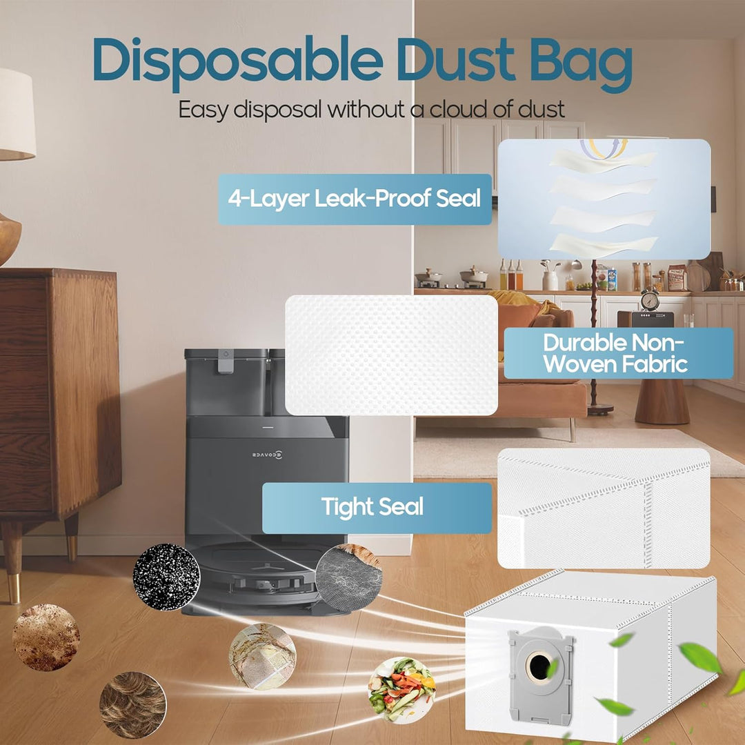 18 Stück Zubehör für ECOVACS DEEBOT T50 Omni / T50 Pro Omni / T50 Omni Gen 2 / T50 Pro Omni Gen 2,1