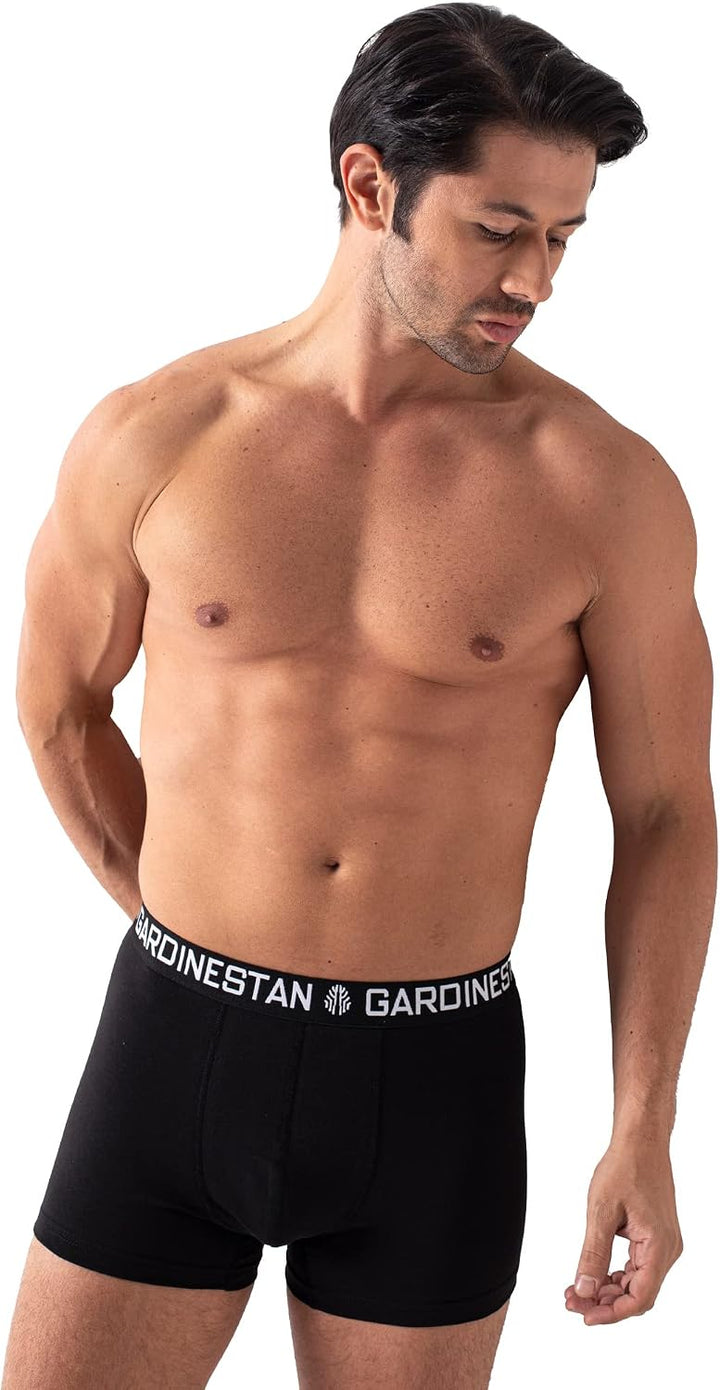 GARDINESTAN JUNG CFO GmbH Boxershorts Herren Männer Baumwolle Hochwertig Elastisch kein Zettel Boxer