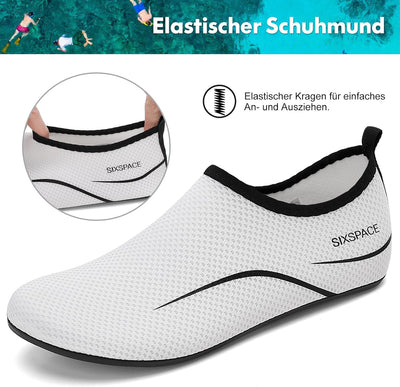 Sixspace Badeschuhe Wasserschuhe Strandschuhe Schnell Trocknend Schwimmschuhe Breathable Aquaschuhe