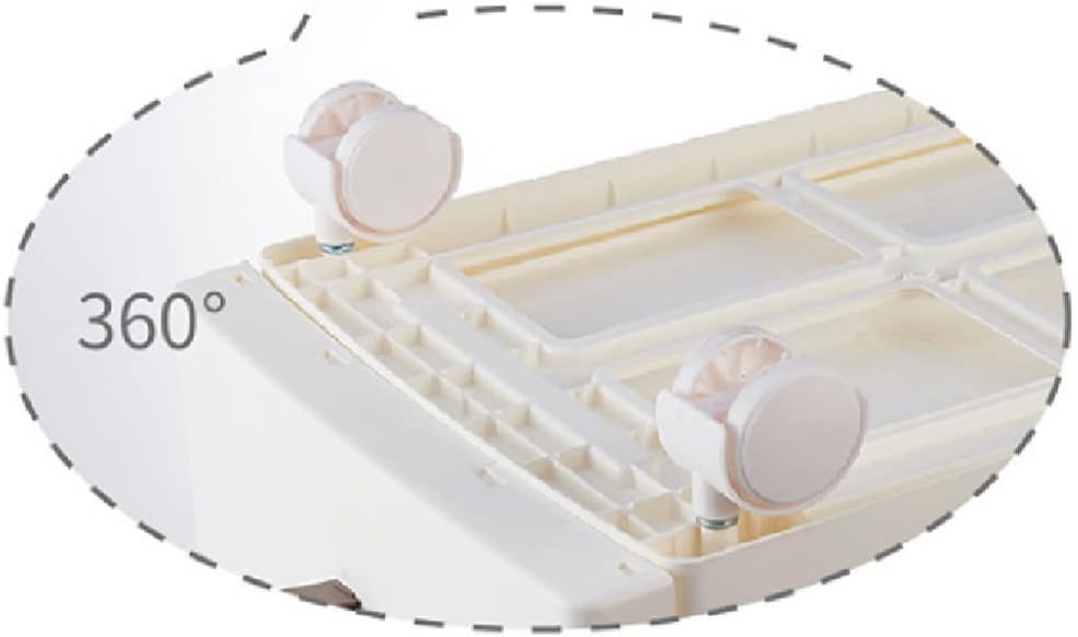 BAKAJI Schubladenbox mit Rollen, 6 flachen Schubladen, Griffe zum Ziehen, Für Schlafzimmer, Schule &amp;