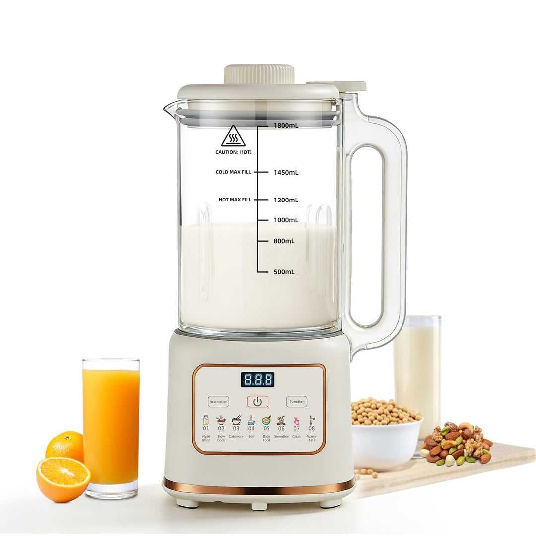 Nussmilchmaschine, Automatische Mandelmilchmaschine für selbstgemachte Pflanzenmilch, Hafer, Soja, S