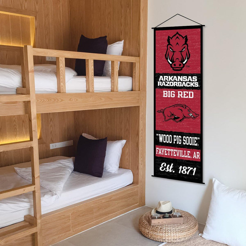 Wincraft Arkansas Razorbacks Banner und Scroll Schild