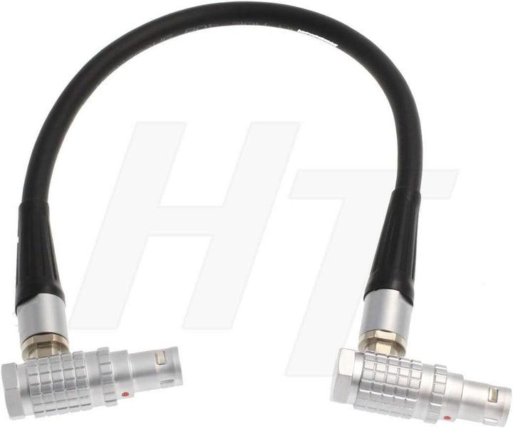 LCD-/EVF-Kabel für DSMC2 GEMINI (30 cm, rechtwinklig auf rechtwinklig) Rot