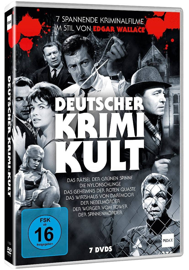 Deutscher Krimi-Kult / 7 spannende Kriminalfilme im Stil von Edgar Wallace (Pidax Film Klassiker) [7