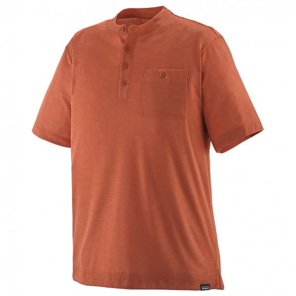 Patagonia M's Cap Cool Trail Bike Henley HTE Orange