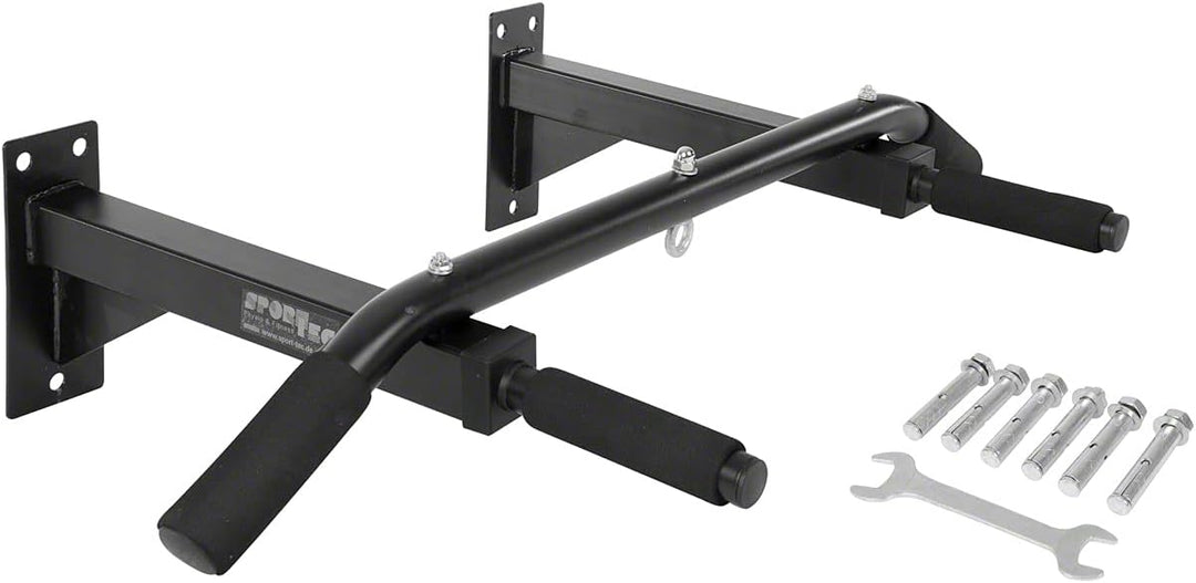 Sport-Tec Klimmzugstange zur Wandmontage, 4 Griffe Klimmzug für Wand Latzug