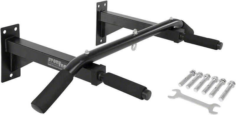 Sport-Tec Klimmzugstange zur Wandmontage, 4 Griffe Klimmzug für Wand Latzug