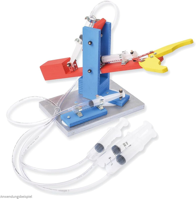 matches21 HOME & HOBBY Kinder Bastelset ab 13 Jahren Roboterarm Pneumatik/Hydraulik Modell als Bausa