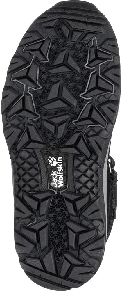 Jack Wolfskin Unisex Kinder Vojo Lt Texapore Mid K Outdoorschuhe 31 EU Black Burly Yellow Xt, 31 EU