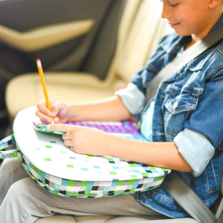LAPGEAR MyStyle Tragbarer Schossschreibtisch mit Kissen, Pixel, passend für Laptops bis zu 39,6 cm (