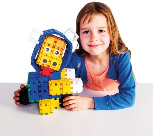 CLICS Konstruktionsspielzeug für Kinder ab 3 Jahre, kreatives Lernspielzeug im 275 Teile Set, Bauste