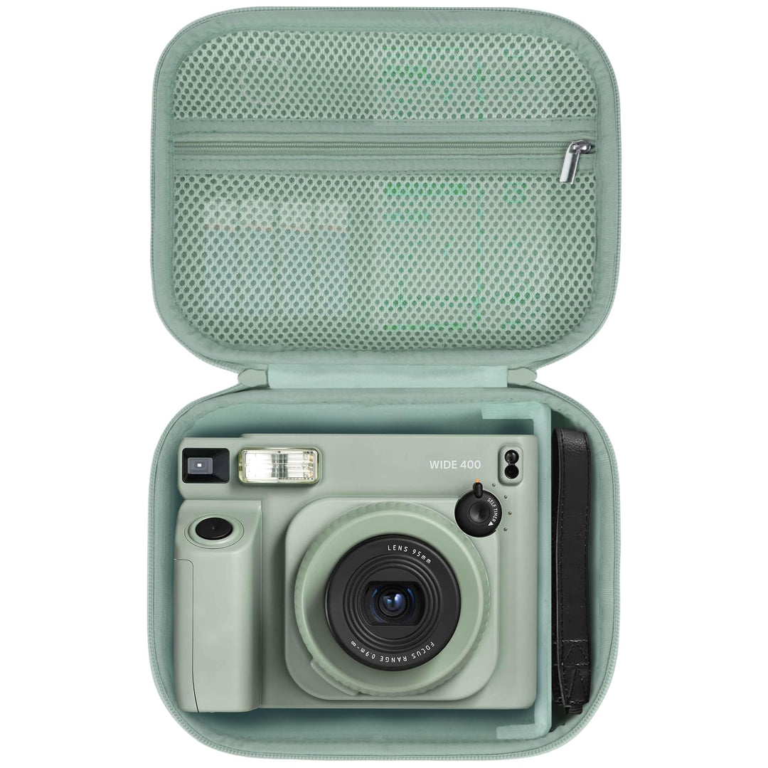 Hart Schutz Hülle Etui Tasche für Fujifilm Instax Wide 400/Instax Wide 300 Kamera (Hellgrün), Hellgr