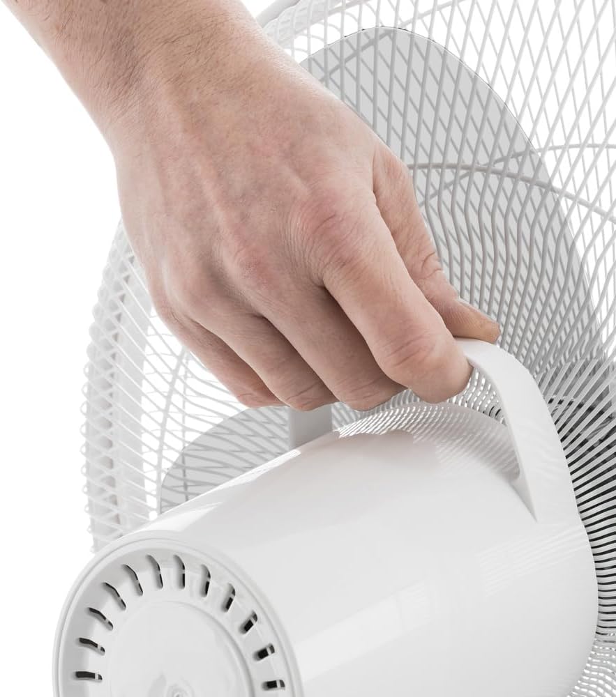 TROTEC Standventilator TVE 26 S – 30 Watt, oszillierend 85°, 5 Betriebsmodi, Ø 40 cm, höhenverstellb