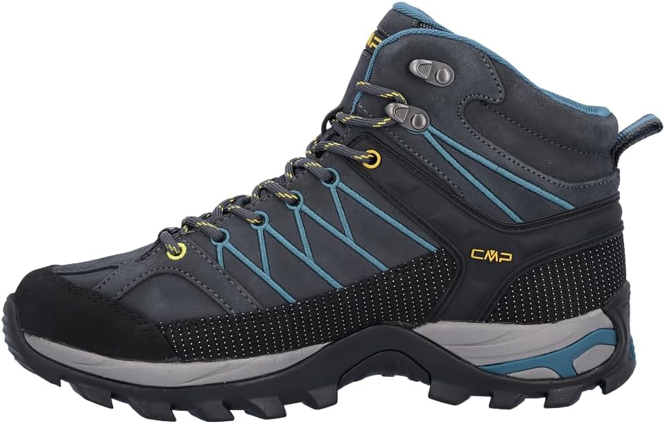 CMP Herren Rigel Mid Shoes Wp Trekking-Schuhe 39 EU Antracite Deep Lake, 39 EU Antracite Deep Lake