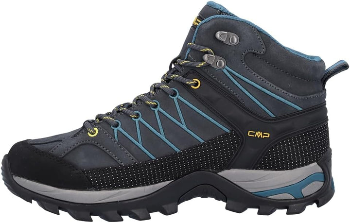 CMP Herren Rigel Mid Wp Trekking Shoes 3q12947Trekking- & Wanderstiefel 40 EU Antracite Deep Lake, 4