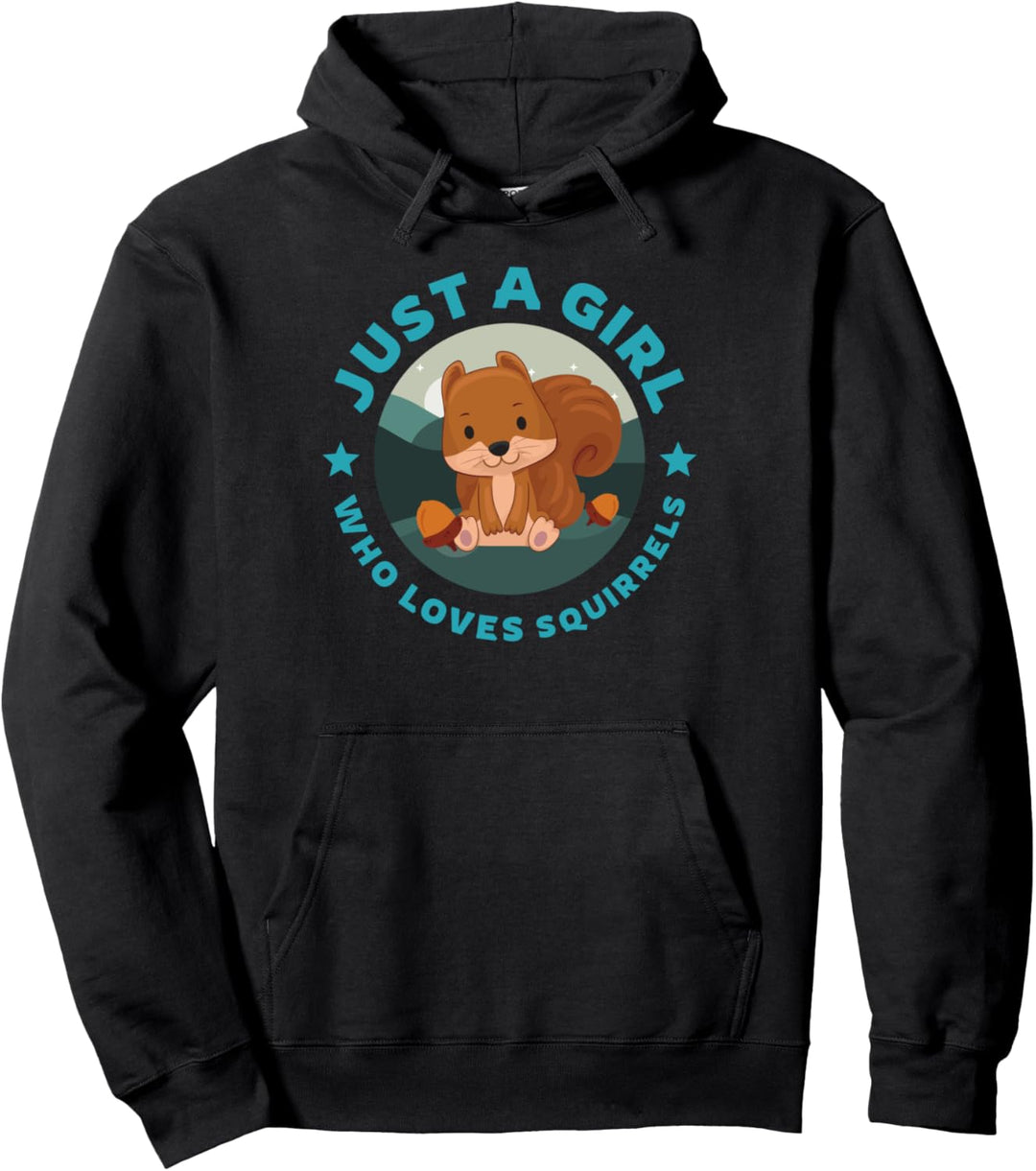 Just A Girl Who Loves Squirrels, Niedliches Eichhörnchen Pullover Hoodie