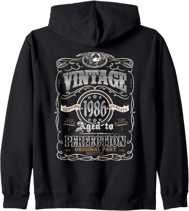Geburtstagsgeschenk zum 37. Geburtstag 1986 zum 37. Geburtstag Kapuzenjacke