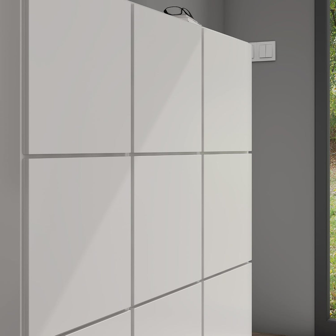 Mai &amp; Mai Schuhschrank Schmal Hoch Holz 36cm tief hoch 6 Fächer modular | Flurschrank für Schuhe, So