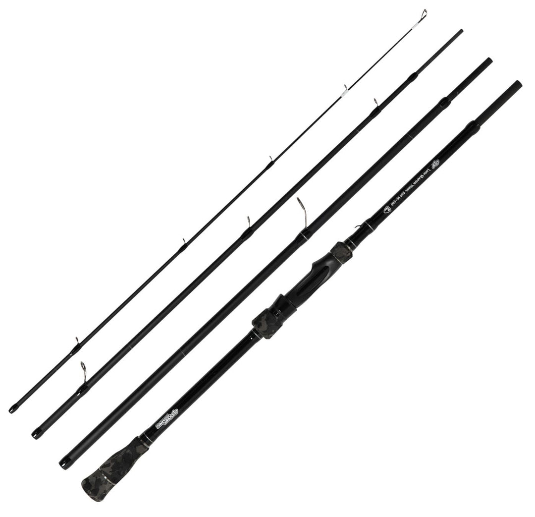 Fox Rage Spinnrute 4-teilig, Angelrute zum Zanderangeln Street Fighter Lure Blaster Travel 15-50g 23