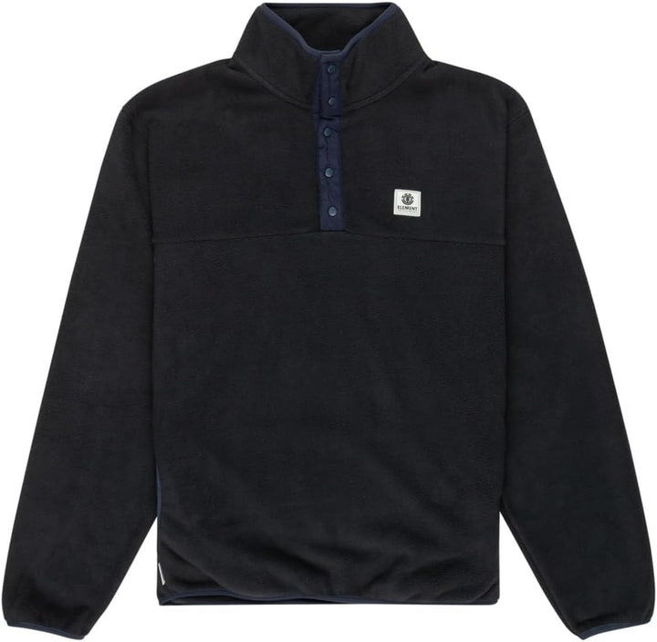 Element Abenaki - Fleece mit Druckknöpfen für Männer ELYJK00155, Flint Black