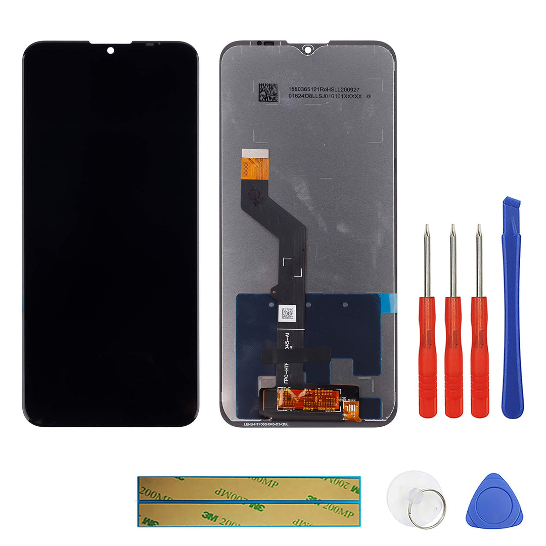 swark LCD Display Kompatibel mit Moto G9 Play & Moto E7 Plus (Schwarz) Touchscreen Digitizer Assembl