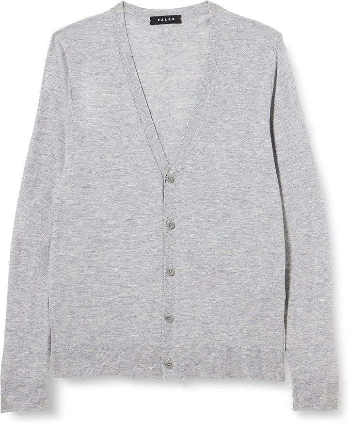 FALKE Herren Butt Cardigan M Light Grey, M Light Grey