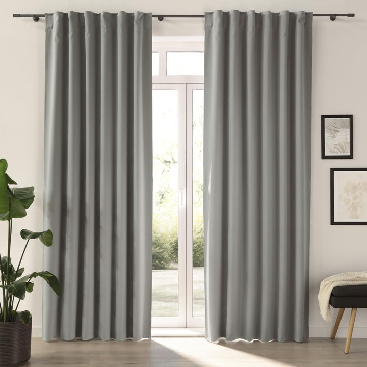 Delindo Lifestyle® Verdunklungsgardine ISO mit Abnehmbarer Thermo Ausstattung, abdunkelne Vorhänge,