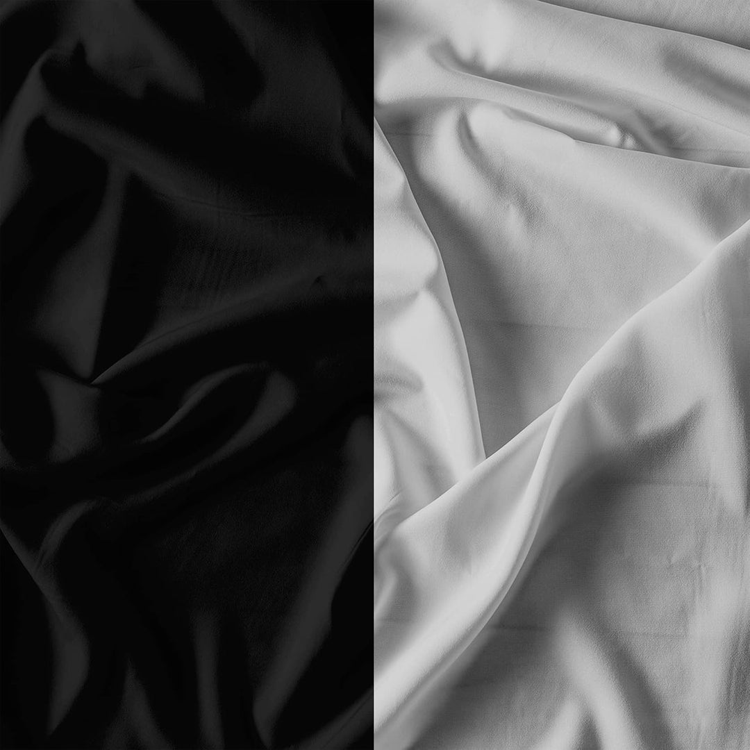 Italian Bed Linen Bettwäscheset für Doppelbetten, 250 x 200 cm 250 x 200 cm schwarz/grau Schwarz / G