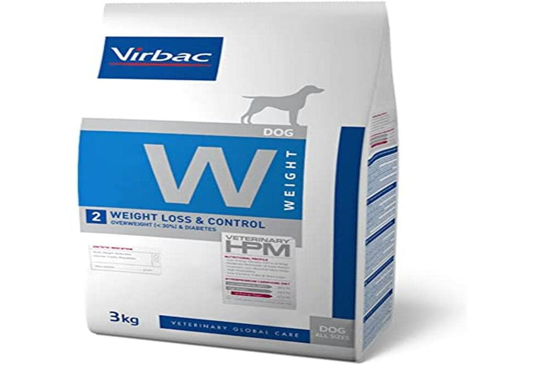 VIRBAC HPM Canine Weight Loss Control W2 3KG One size, One size