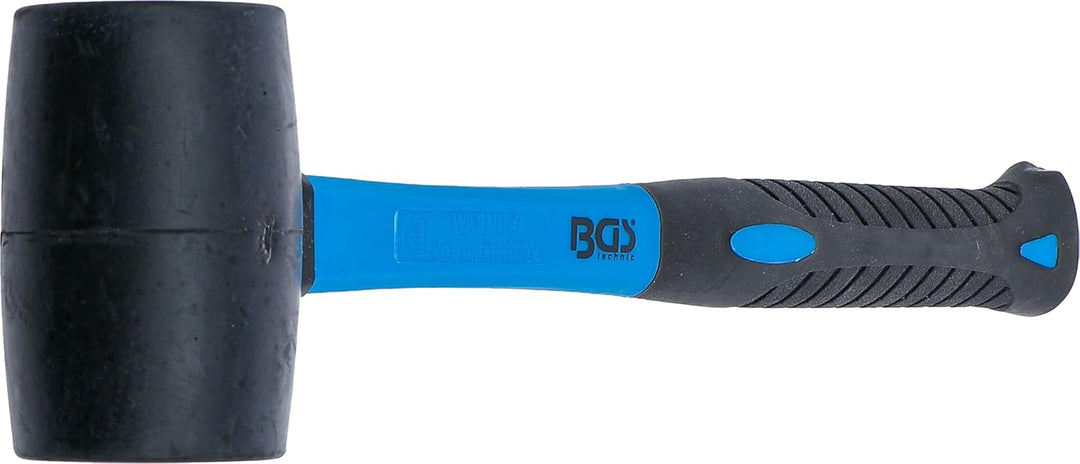 BGS 1960 | Gummihammer | Fiberglasstiel | schwarzer Kopf | Ø 50 mm | 280 g, 280 g