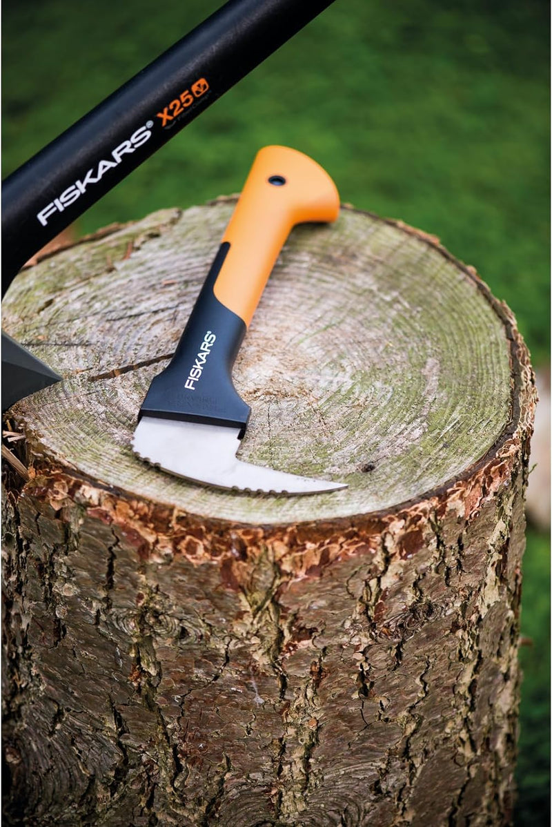 Fiskars Hand-Sappie zur Holzbearbeitung, Länge: 34,8 cm, Gehärtete Stahlklinge/Glasfaserverstärkter