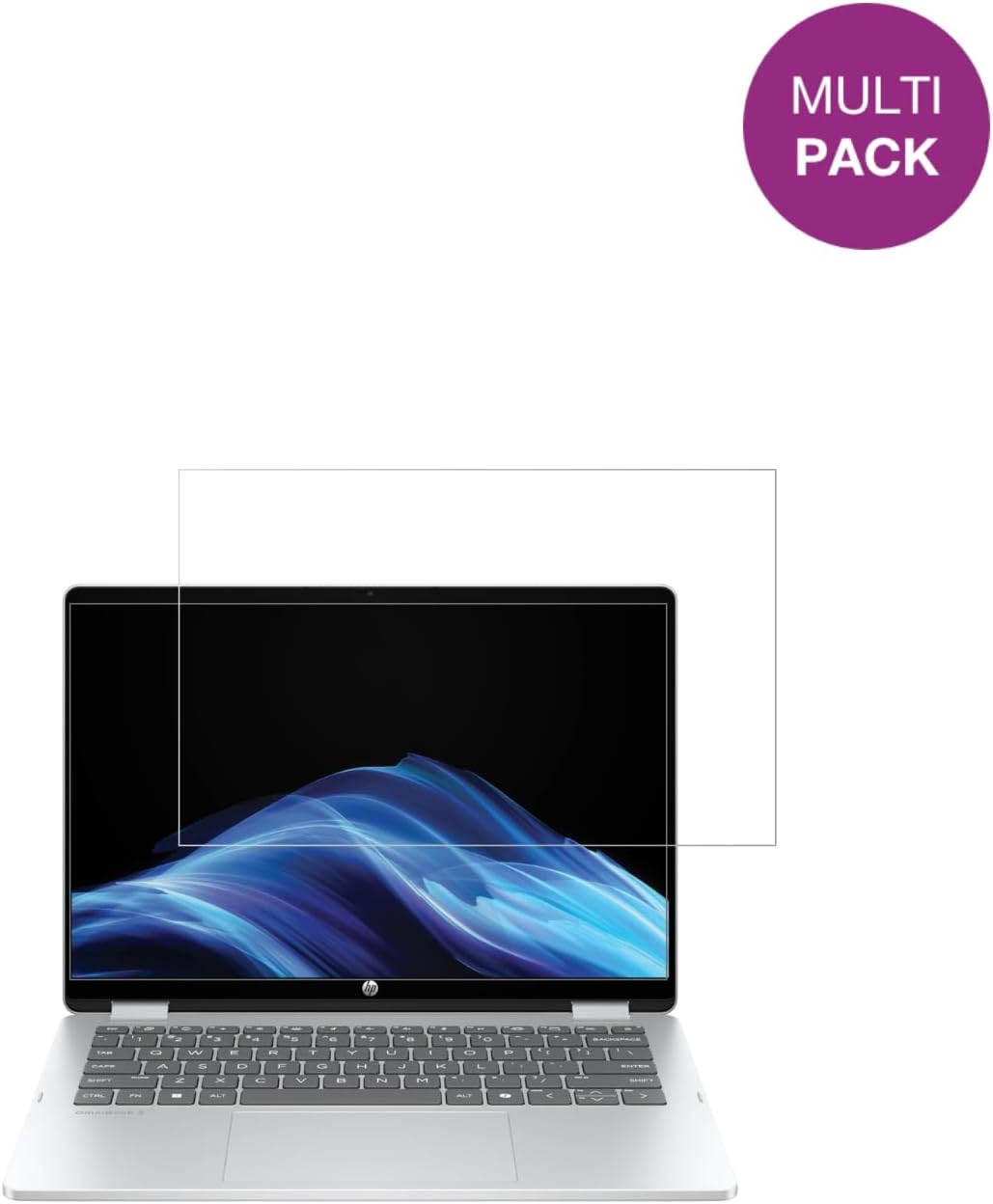 dipos I 2x Schutzfolie klar passend für HP OmniBook 5 Flip 14-FP0254ng Folie Displayschutzfolie, Ult