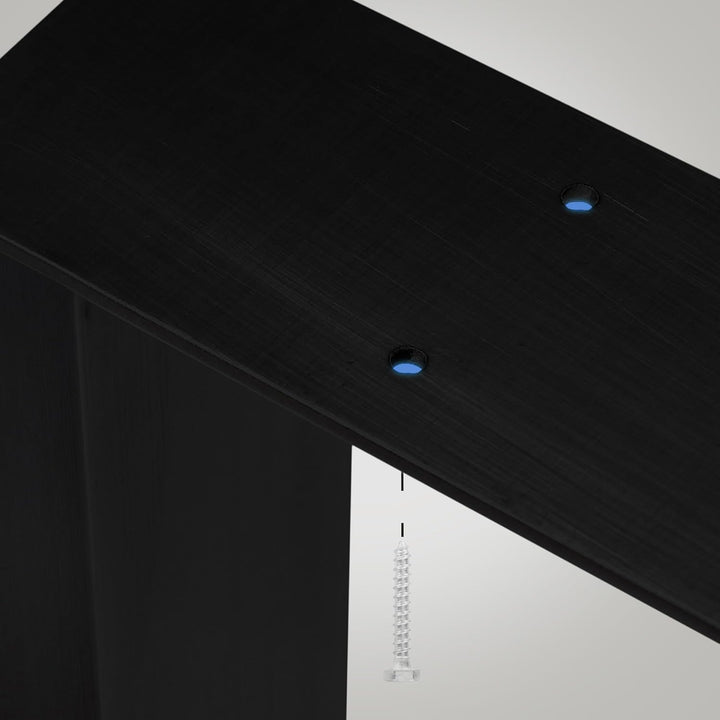 CLP 2er Set Tischbeine Velden Für Couchtisch Oder Beistelltisch I Höhe 43 cm, Farbe:schwarz, Grösse: