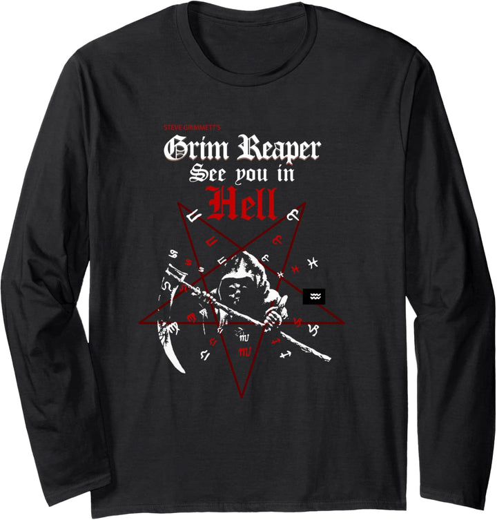 Grim Reaper - See You In Hell Tee - Official Merchandise Langarmshirt