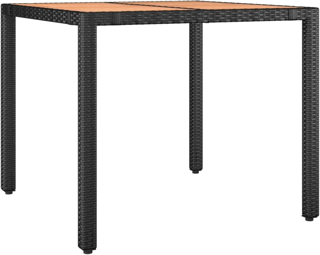 Yolola Rattanmöbel mit 2X Sessel mit Liegefunktion ausgestattet und Beistelltisch, Polyrattan Garten