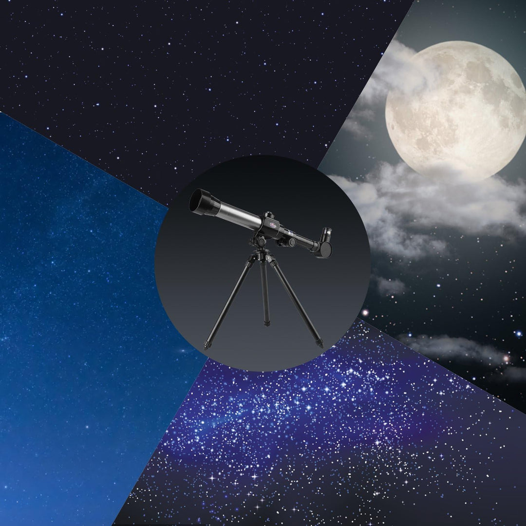 HONPHIER Kinder Teleskop Kinderspielzeug 20X-30X-40X Astronomisches Kinder Fernrohr Teleskop mit Tri