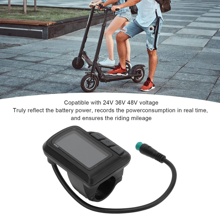 Elektrofahrrad EN06 LCD-Display, Echtzeit-Aufzeichnung der Batterieleistung, Geeignet 24 V, 36 V, 48