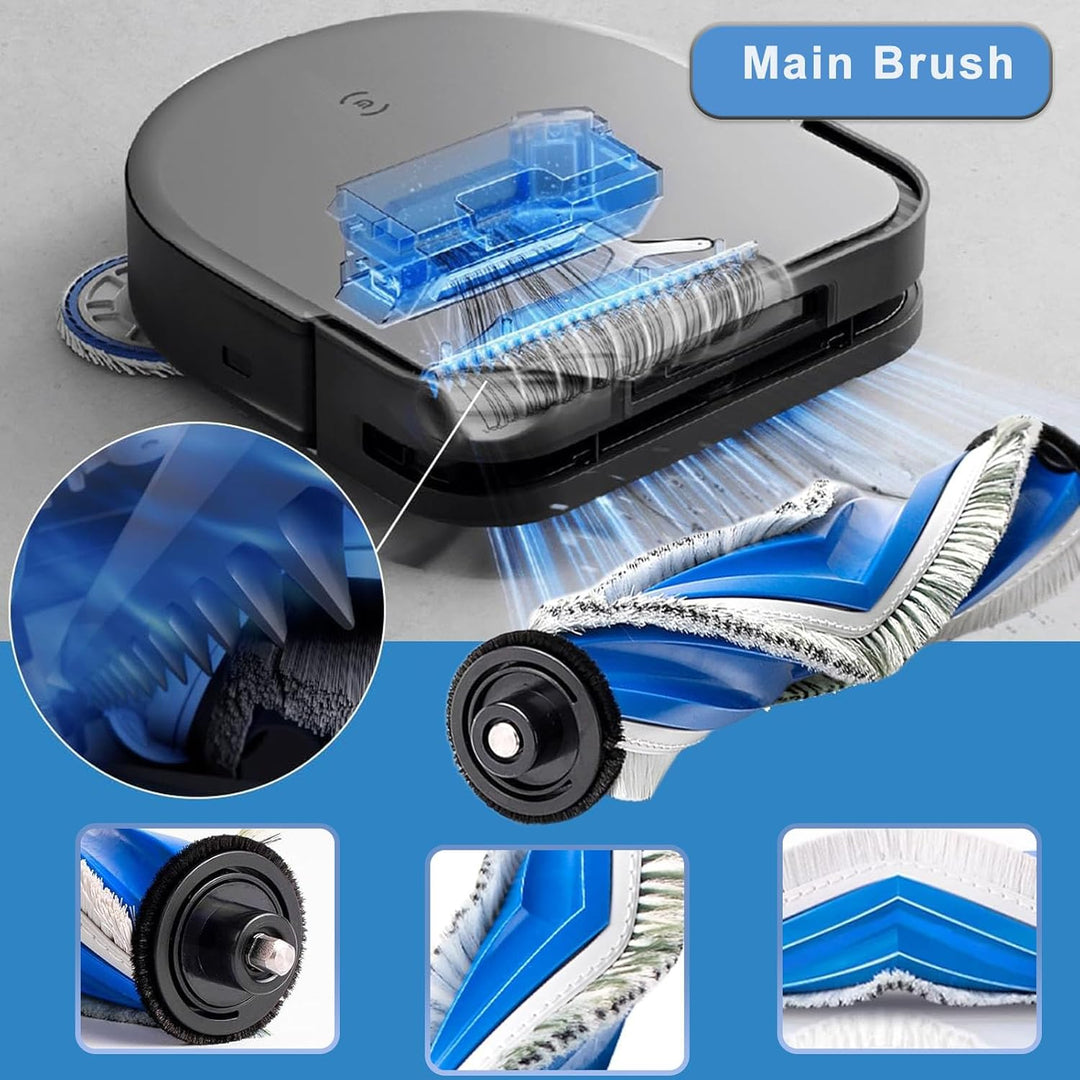 Zubehör für Ecovacs DEEBOT X5 Omni, Ersatzteile für Ecovacs Deebot X5 Pro Staubsauger, 1 Hauptbürste