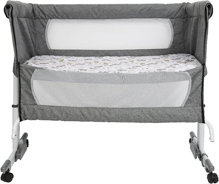 LANTUS Babywiege Stubenwagen Reisebett Kinderbett klappbar Babybett Beistellbett Schaukelwiege mit S