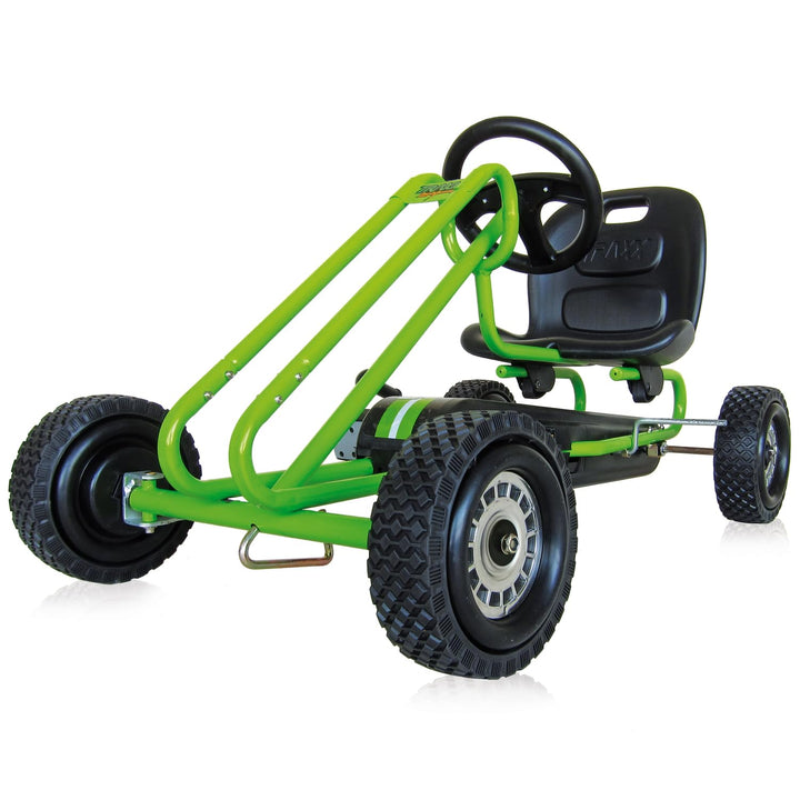 hauck Go-Kart Lightning für Kinder ab 4 Jahren bis 50 kg Köpergrösse 90-110 cm, Tretauto mit Handbre