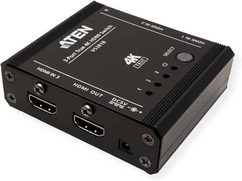 ATEN VS381B HDMI Switch mit 3 Ports True 4K