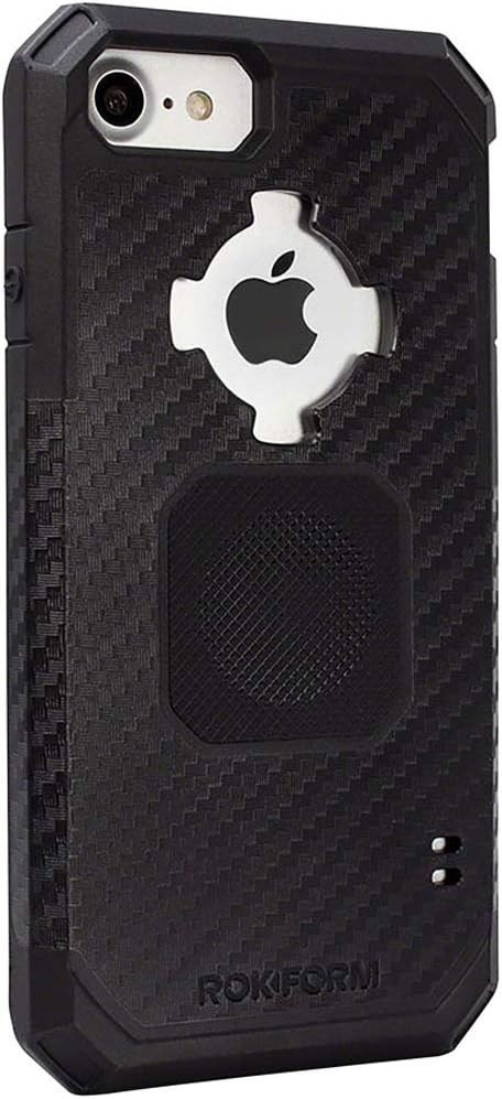 Rokform - Magnetische iPhone SE (2. Generation)/8/7/6 Hülle mit Drehverschluss-Halterung, Militärqua